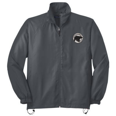 Embroidered Bear Crest  - Full Zip Wind Jacket Thumbnail