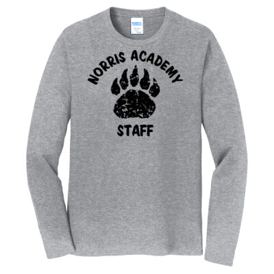 Bear Paw Staff Black Print  - Core Blend Tee - Long Sleeve Fan Favorite Tee Thumbnail