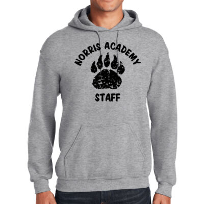 Bear Paw Staff Black Print  - Core Blend Tee - Heavy Blend &#153; Hooded Sweatshirt Thumbnail