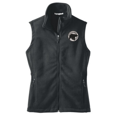 Embroidered Bear Crest  - Ladies Value Fleece Vest Thumbnail