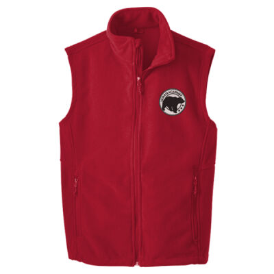Embroidered Bear Crest  - Value Fleece Vest Thumbnail