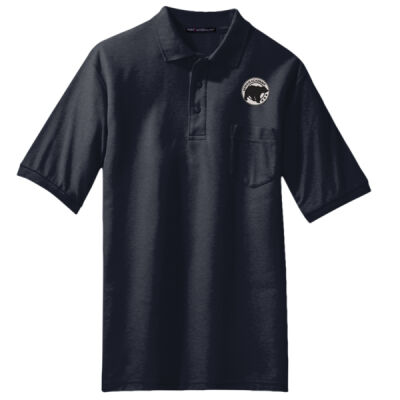 Embroidered Bear Crest  - Silk Touch™ Polo with Pocket Thumbnail