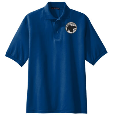 Embroidered Bear Crest  - Extended Size Silk Touch™ Polo Thumbnail