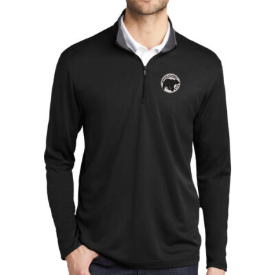 Embroidered Bear Crest  - ® Silk Touch ™ Performance 1/4 Zip Thumbnail