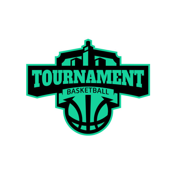 Tournament Basketball logo template Thumbnail