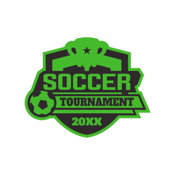 Soccer Tournament logo template 02 Thumbnail