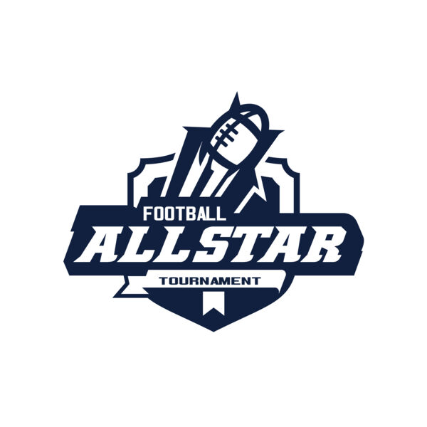 Allstar Tournament Football logo template Thumbnail