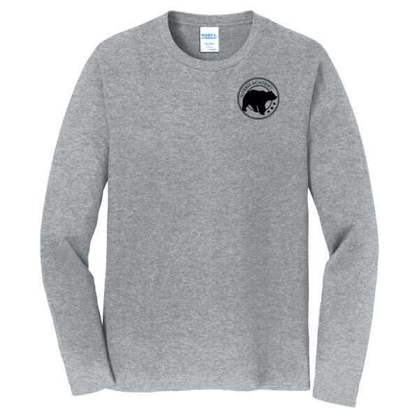 Left Crest Black Bear Print - Long Sleeve Fan Favorite Tee Thumbnail