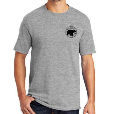 Left Crest Black Bear Print - Core Blend Tee Thumbnail