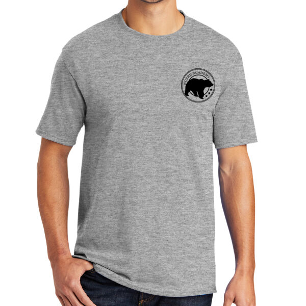 Left Crest Black Bear Print - Core Blend Tee Thumbnail
