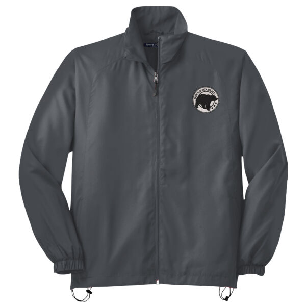Embroidered Bear Crest  - Full Zip Wind Jacket Thumbnail
