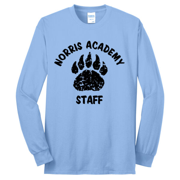 Bear Paw Staff Black Print  - Core Blend Tee - Long Sleeve Core Blend Tee Thumbnail