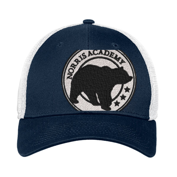 Embroidered Bear Crest  - Stretch Mesh Cap Thumbnail