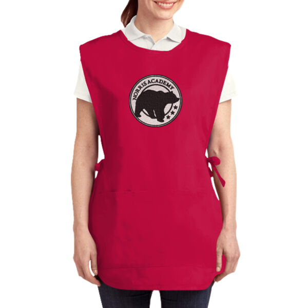 Bear Crest Embroidery - Easy Care Cobbler Apron with Stain Release Thumbnail