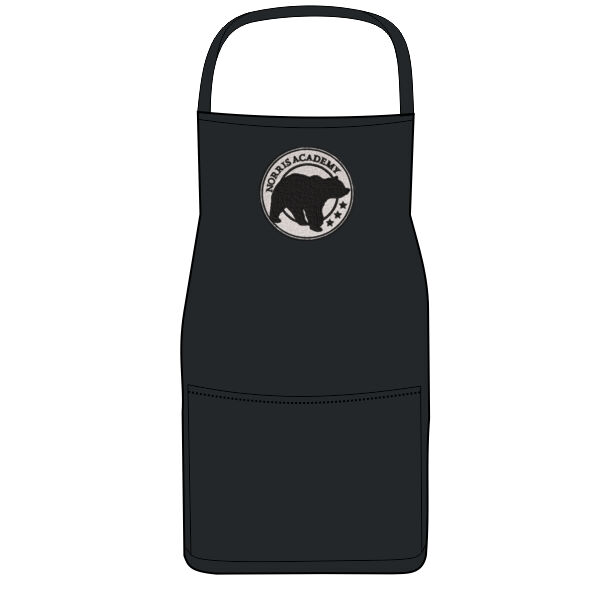 Bear Crest Embroidery - Medium Length Apron Thumbnail