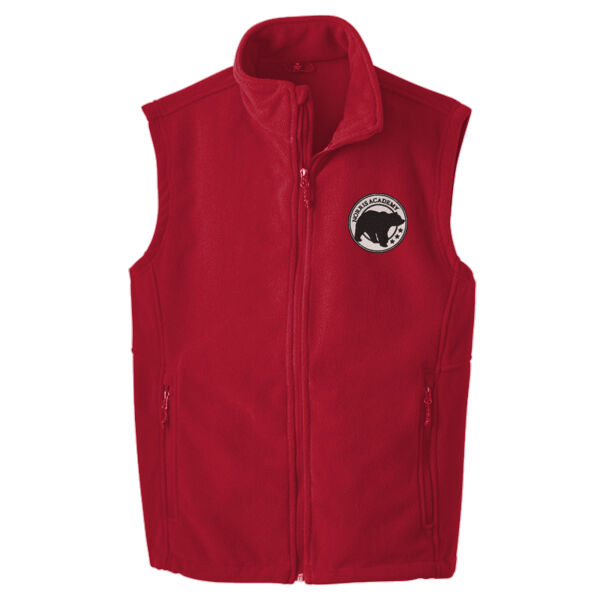 Embroidered Bear Crest  - Value Fleece Vest Thumbnail