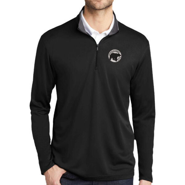 Embroidered Bear Crest  - ® Silk Touch ™ Performance 1/4 Zip Thumbnail