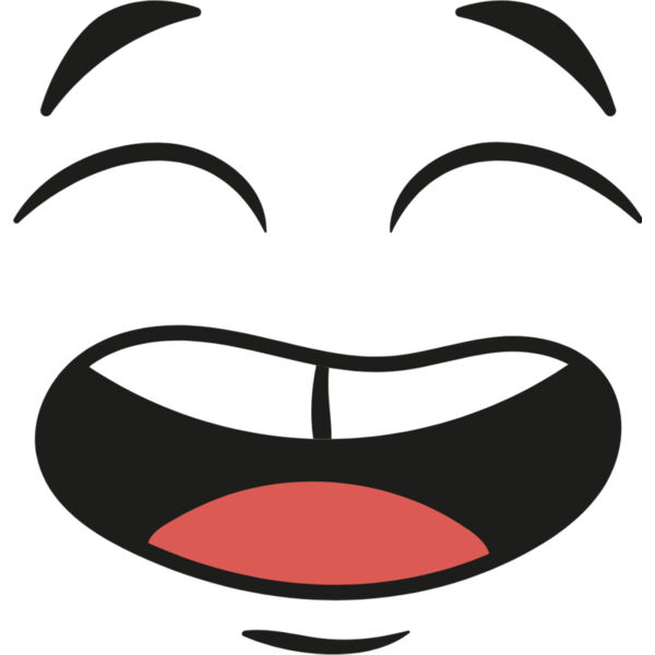 Cartoon Laughing Face 2 Thumbnail