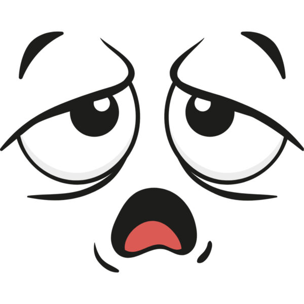 Cartoon Tired Face 1 Thumbnail