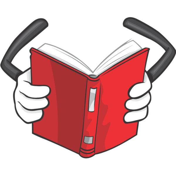 Cartoon Hand Reading Book 1 Thumbnail