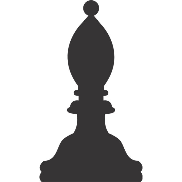 Bishop Chess Piece Silhouette 1 Thumbnail