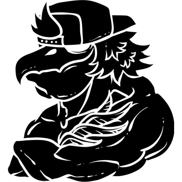 Eagle Black Mascot 1 Thumbnail