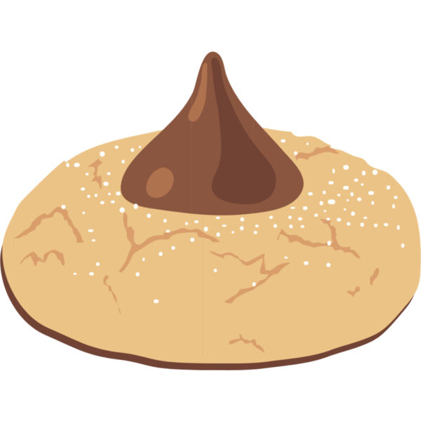 Christmas Chocolate Hershey Kiss Cookie 1 Thumbnail