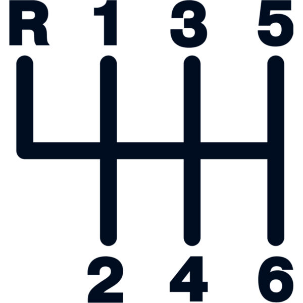 6 Speed Shift Pattern Icon 2 Thumbnail