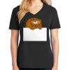 Ladies Core Cotton V-Neck Tee Thumbnail