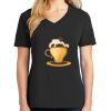 Ladies Core Cotton V-Neck Tee Thumbnail