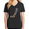 Ladies Core Cotton V-Neck Tee Thumbnail