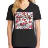 Ladies Core Cotton V-Neck Tee Thumbnail