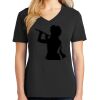 Ladies Core Cotton V-Neck Tee Thumbnail