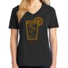 Ladies Core Cotton V-Neck Tee Thumbnail